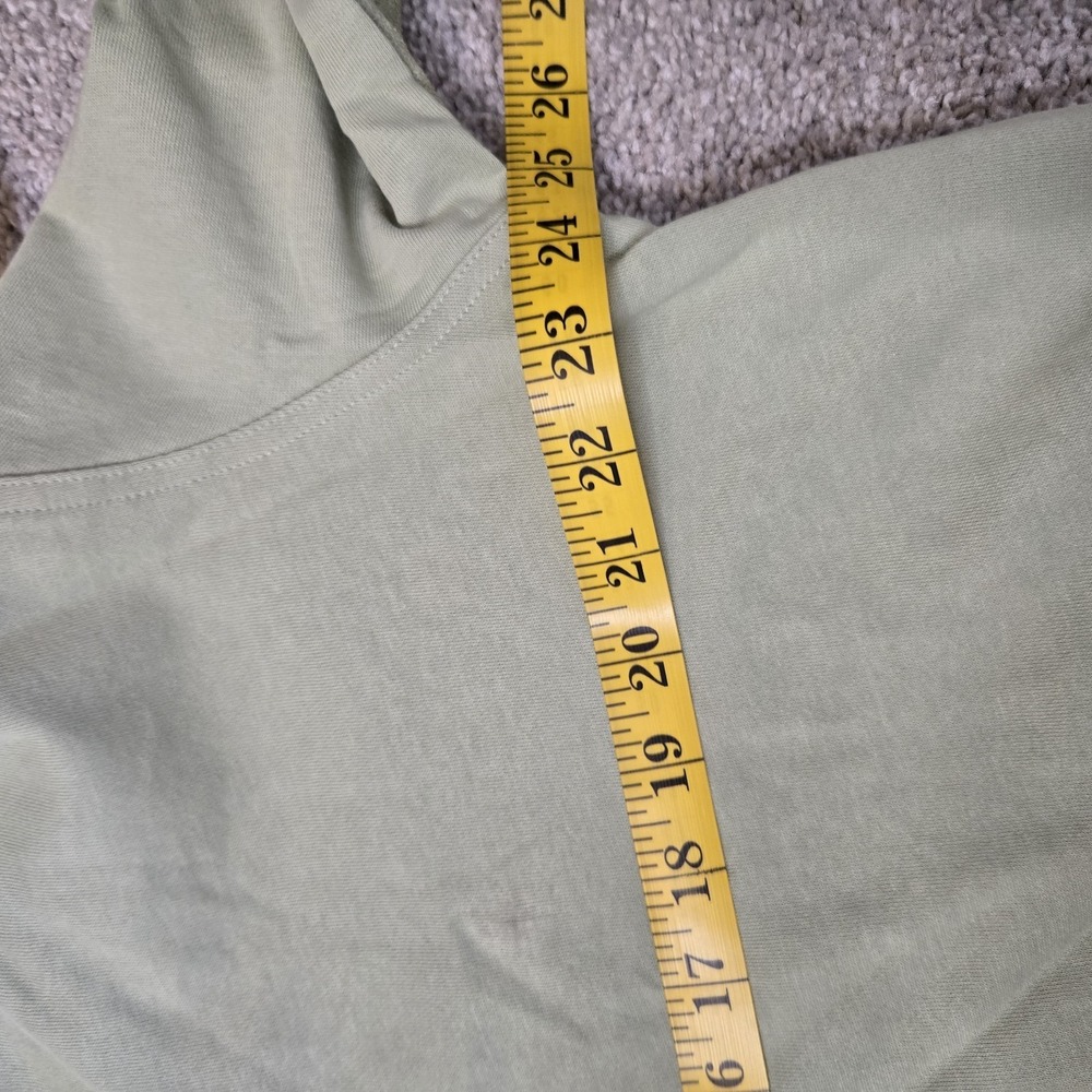 NWT OAT Anthropologie Top Polo Sweatshirt Collar Fairy Boho Green Women's Size L - Picture 7 of 8